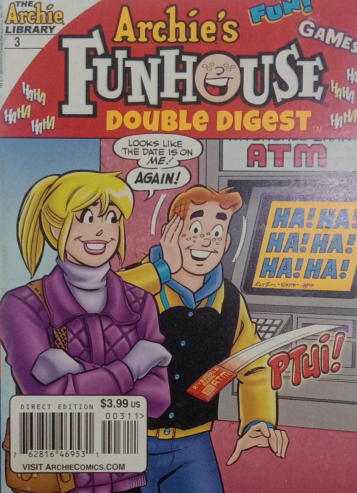 Archie's Funhouse Comics Double Digest #3