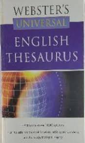 Webster'S Universal English Thesaurus by GEDDES AND GROSSET