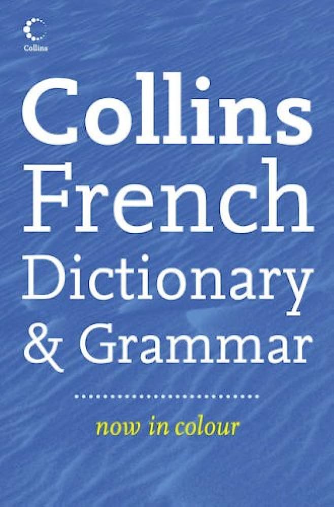 Collins dictionary and grammar – collins french (rare books)