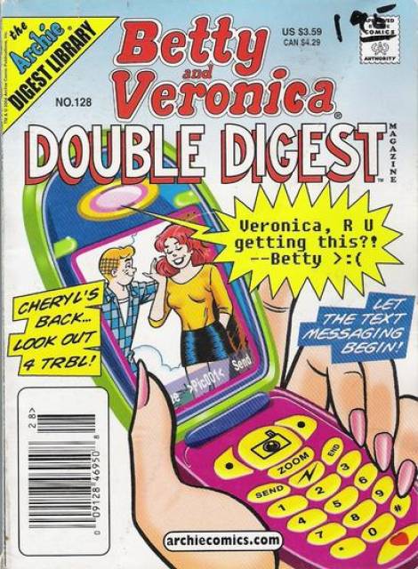 Betty and Veronica Double Digest Magazine #128
