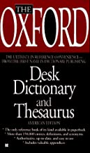The oxford desk dictionary and thesaurus (rare books)