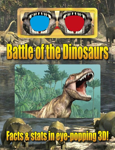 Battle of the Dinosaurs (facts & stats in eye-popping 3D) (3D Glasses INSIDE)