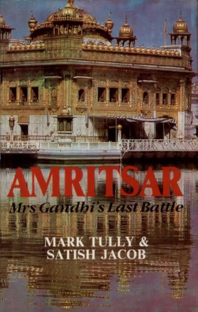 Amritsar by Mark Tully | Satish Jacob (Rare books)