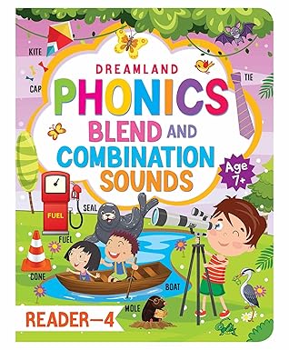 Phonics Reader - 4 (Blends And Combination Sounds) by Dreamland Publications