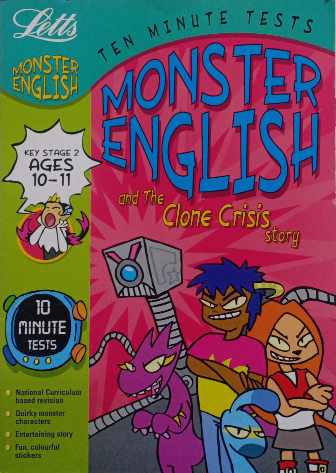 Ten Minute Tests Monster English