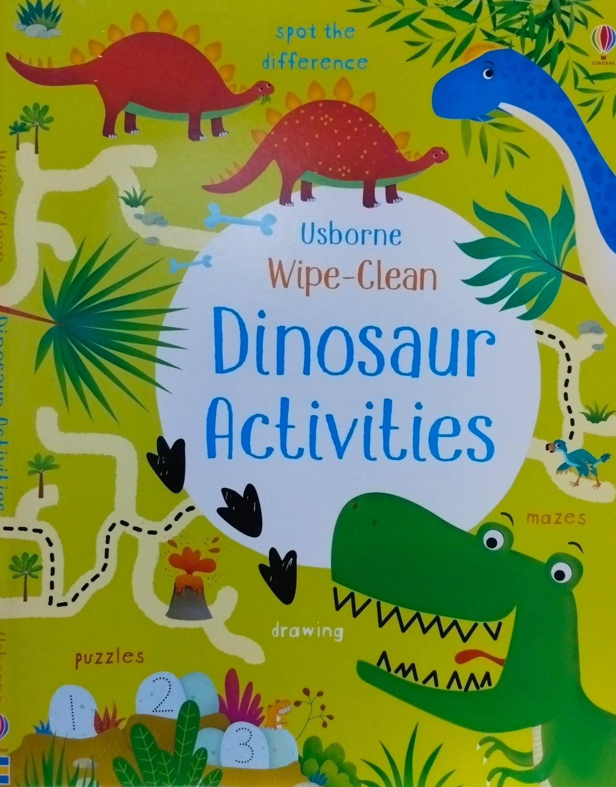 Wipe-clean dinosaur activities