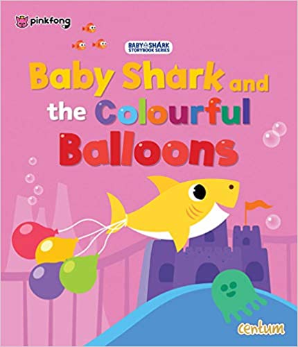 Baby shark and the colourful balloons