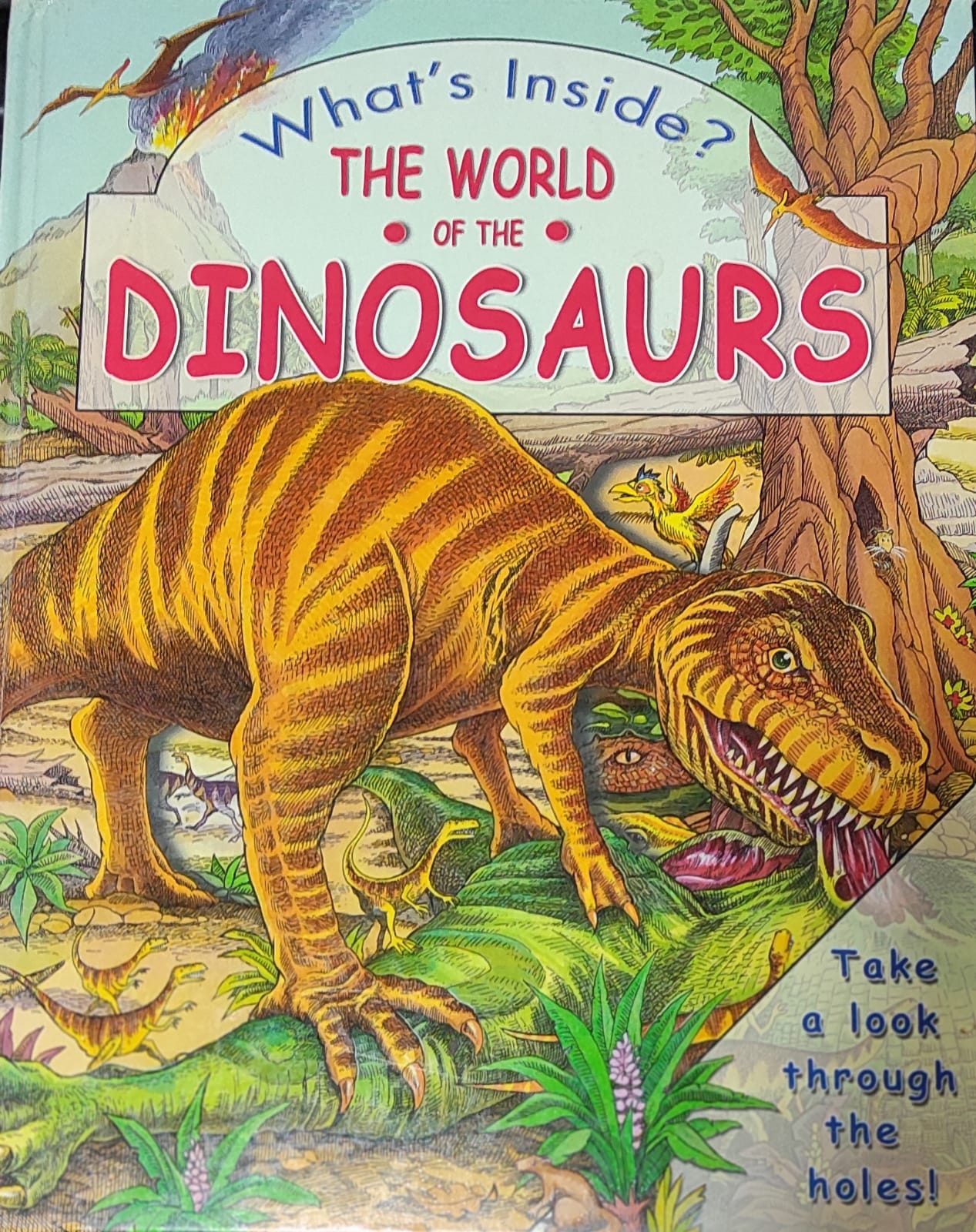 What's Inside? The World of the Dinosaurs (HARDCOVER)