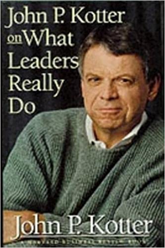 John P. Kotter on What Leaders Really Do {Hardcover} (RARE BOOKS)