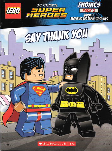DC Universe Super Heroes - Phonics Boxed Set, Pack 2, Book 5, SAY THANK YOU