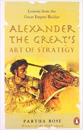 Alexander the great's art of strategy by Partha Bose
