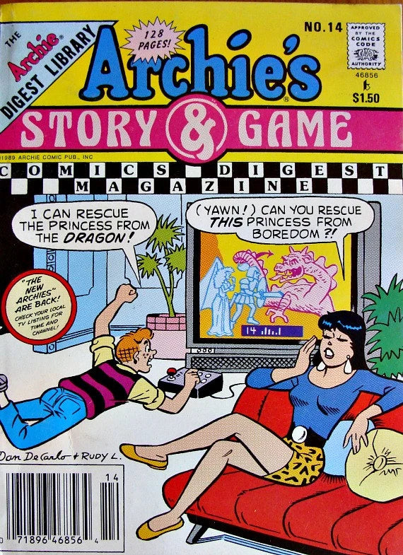 Archie's Story And Game (The Archie Digest Library No.14)