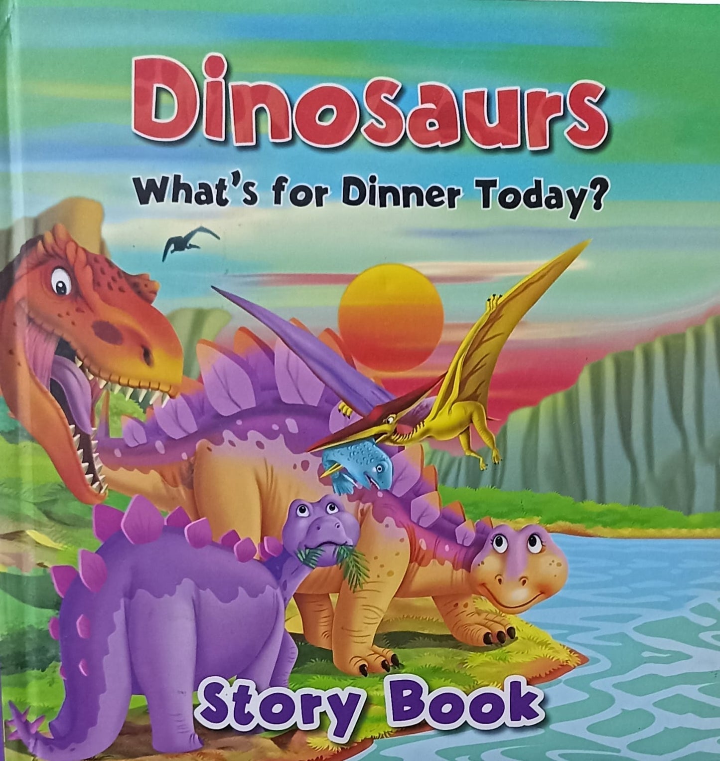 DINOSAURS What's for Dinner Today? Story book (BOARDBOOK)