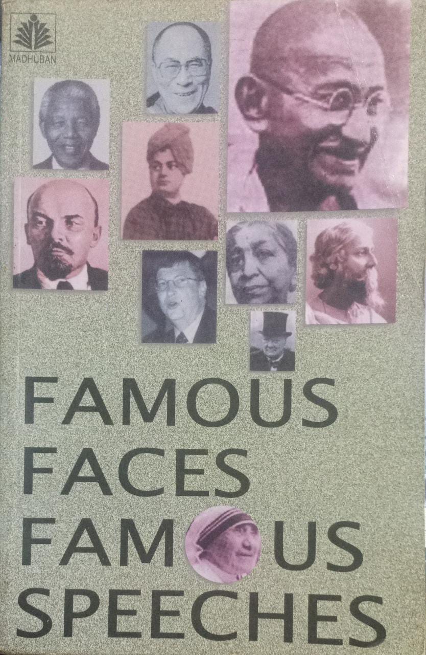 Famous Faces Famous Speeches (RARE BOOKS)