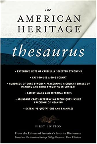The american heritage thesaurus