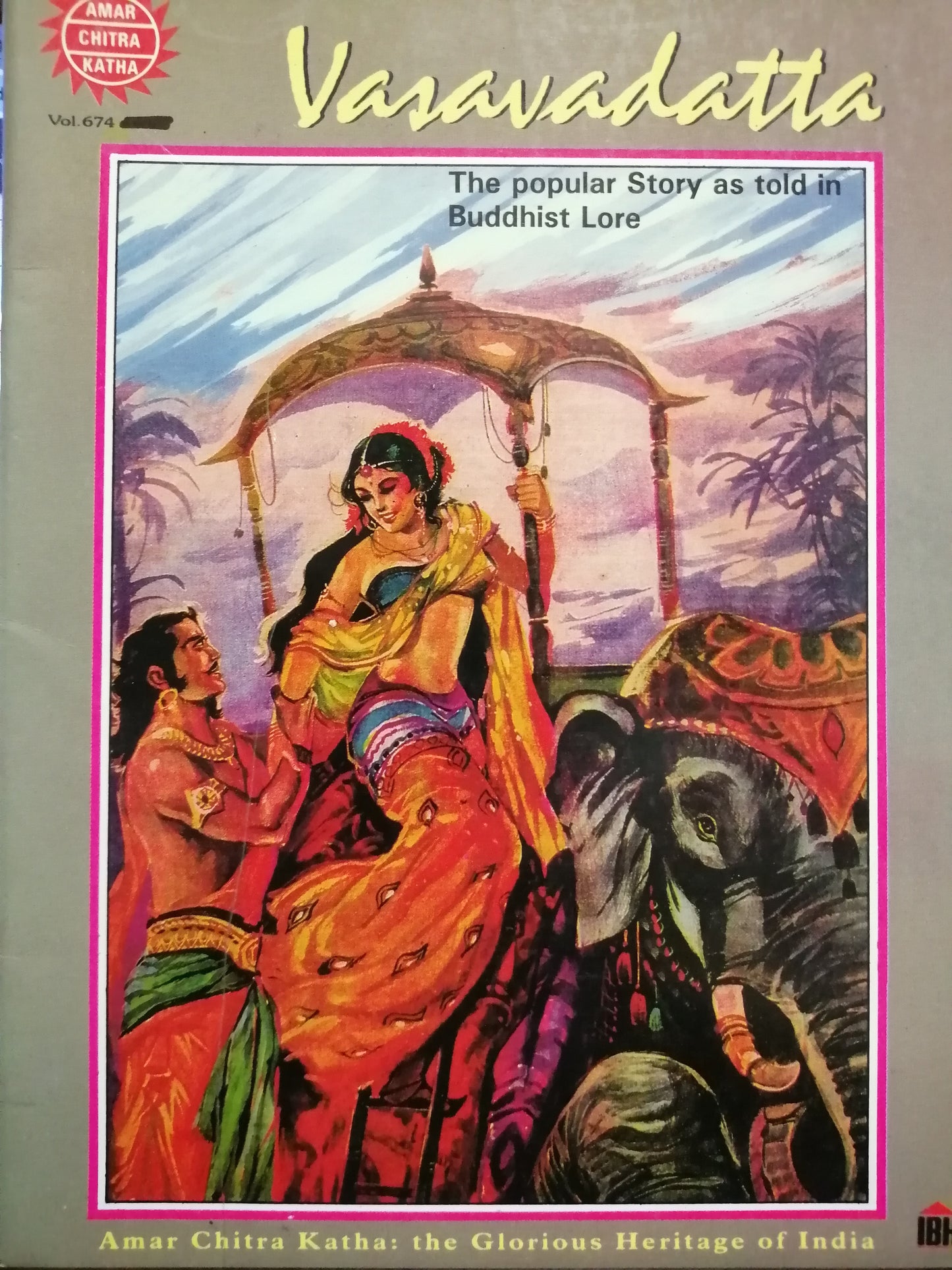 Vasavadatta: The Popular Story as Told in Buddhist Lore (Amar Chitra Katha)