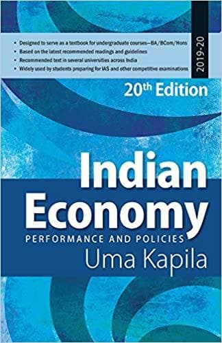 Indian Economy Performance and Policies