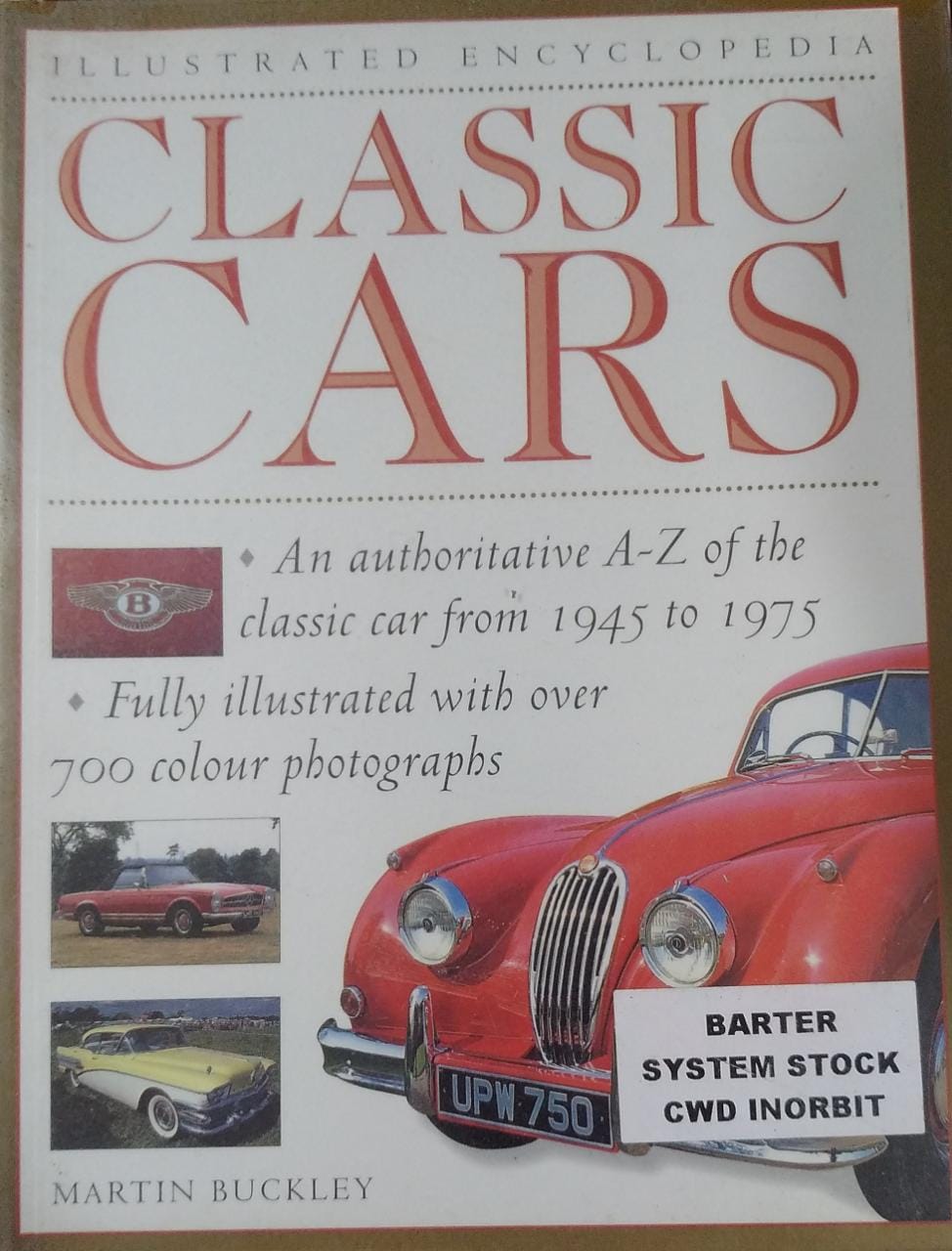 Illustrated Encyclopedia: Classic Cars (RARE BOOKS)