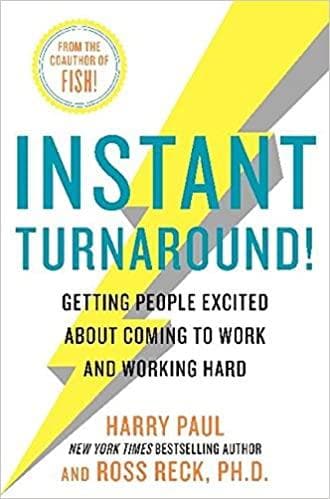 Instant Turnaround!: Getting People Excited About Coming to Work and Working Hard Hardcover