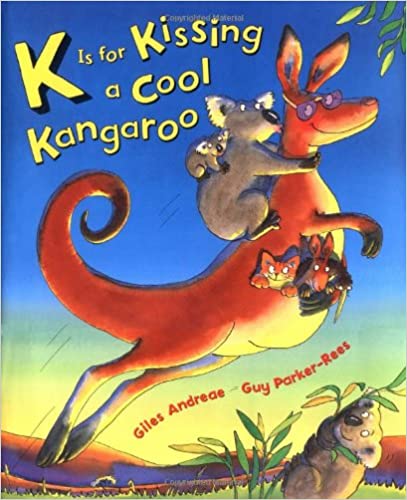 K Is For Kissing A Cool Kangaroo