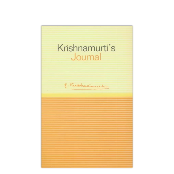 Krishnamurti's Journal