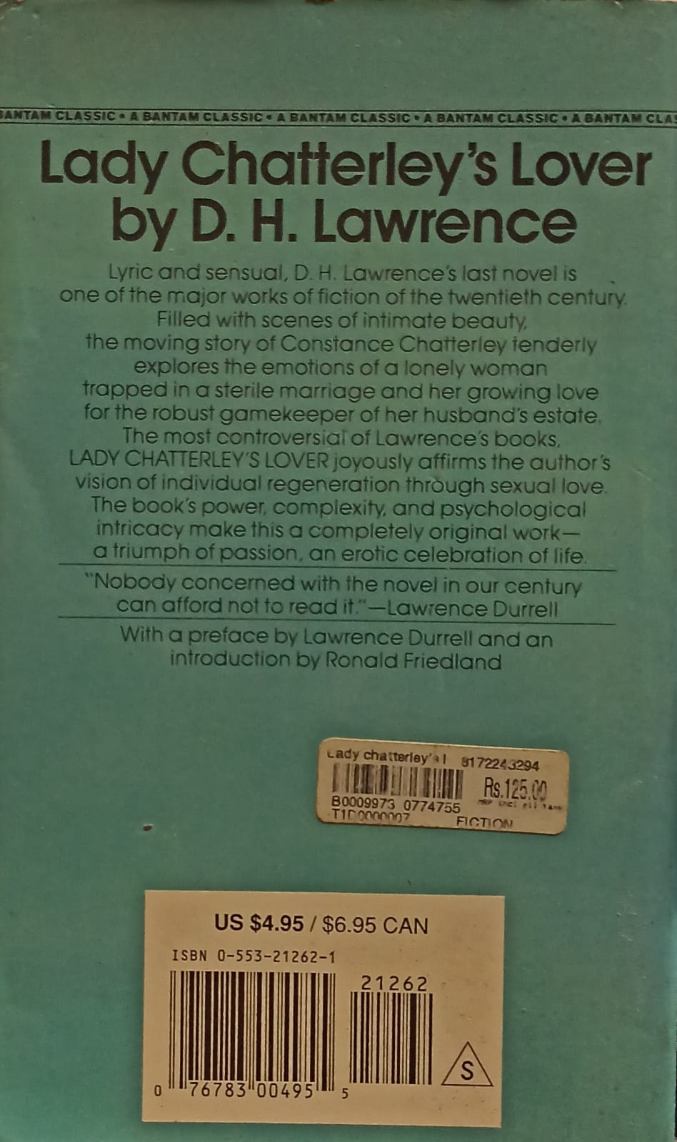 Lady Chatterley Lover
