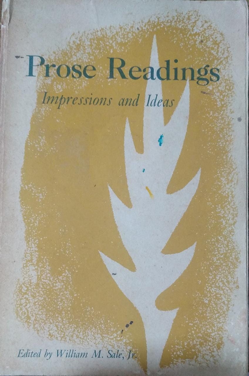 Prose Readings (RARE BOOKS)