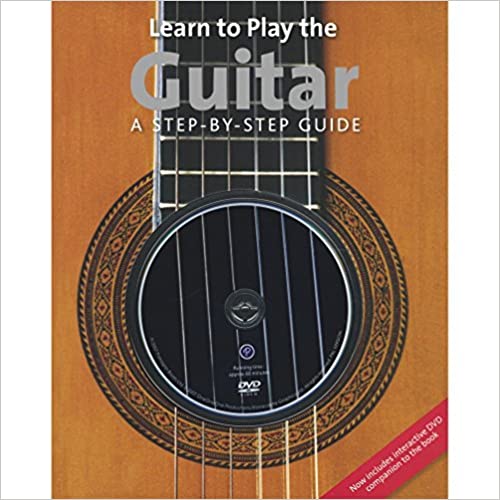 Learn to Play the Guitar A Step-by-step Guide (With DVD) Hardcover (RARE BOOKS)