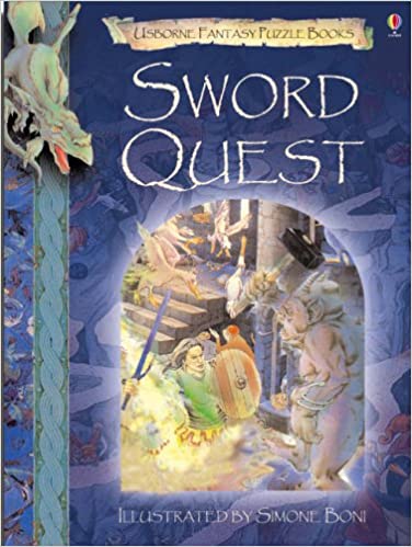 USBORNE FANTASY PUZZLE BOOKS Sword Quest