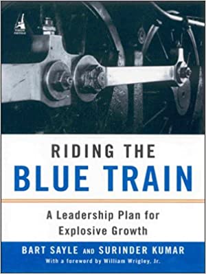 Riding the blue train