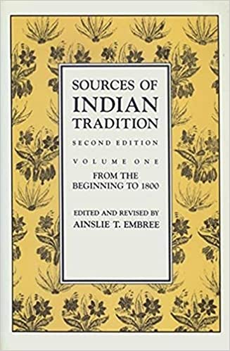 Sources of Indian Tradition (RARE BOOKS)