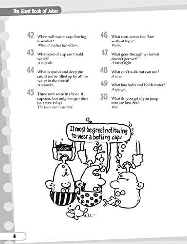 The Giant Book of Jokes (Hardbound Spiral Binding)