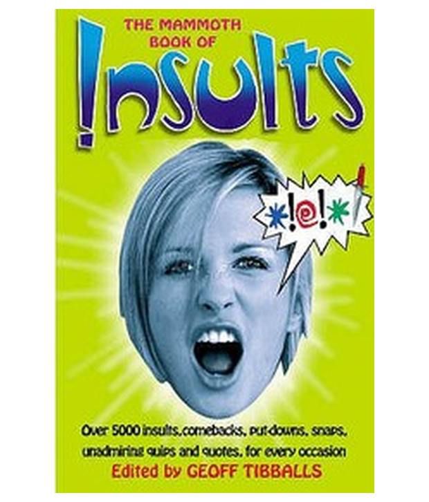 The Mammoth Book of Insults (RARE BOOKS)