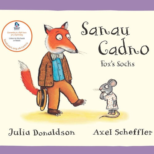 Fox's Socks (Sanau Cadno) Board Book