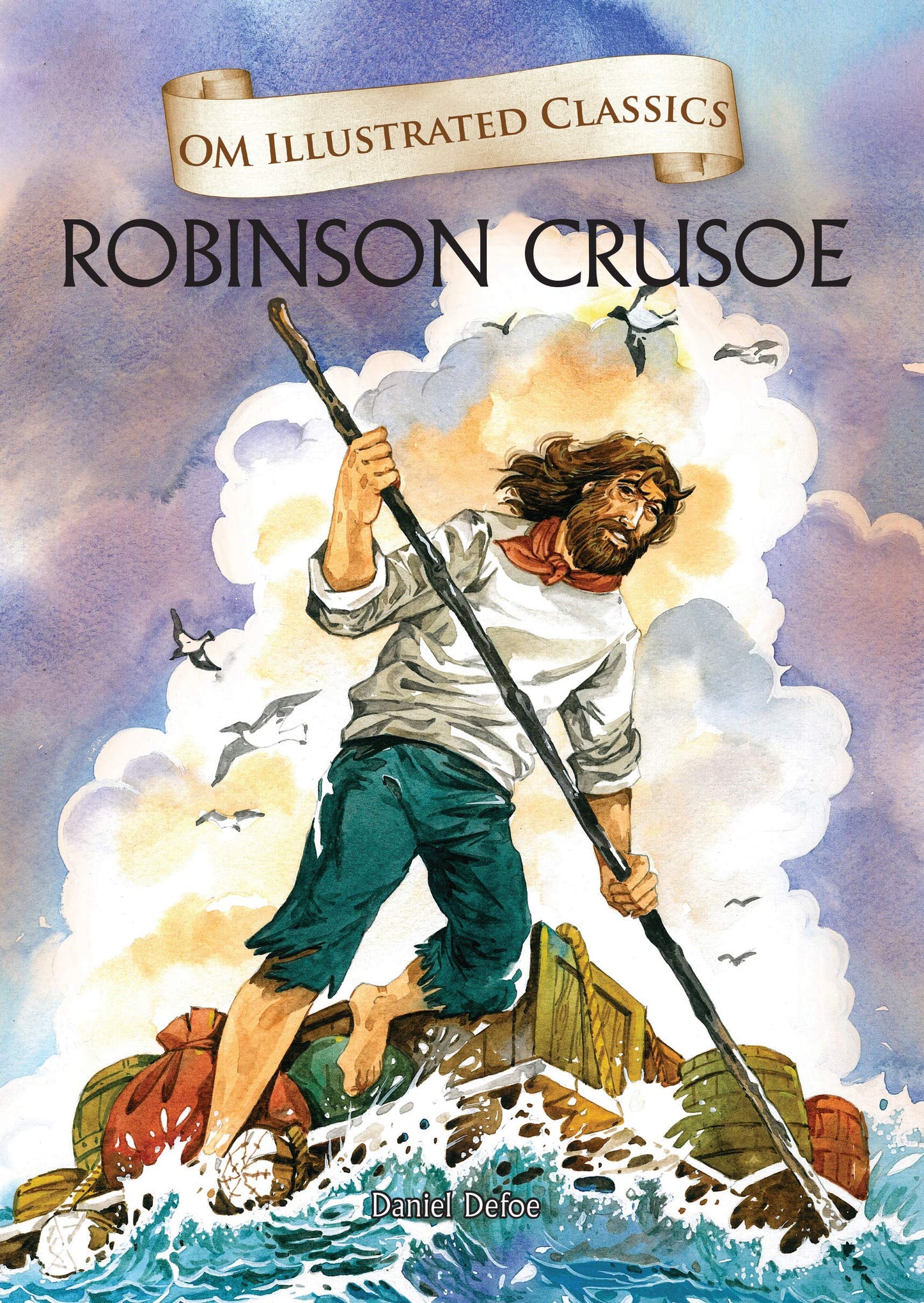 Robinson crusoe classics by DANIEL DEFOE {hardcover}