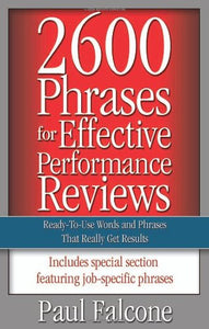 2600 Phrases For Effective Performance Reviews [RARE BOOKS]