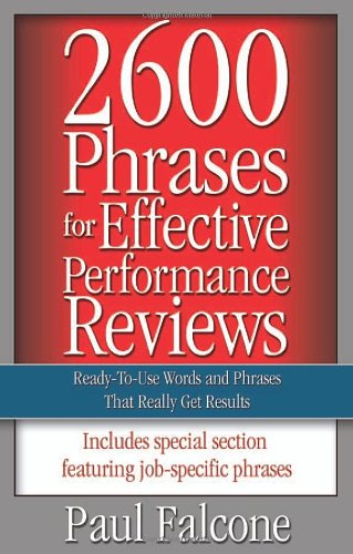 2600 Phrases For Effective Performance Reviews [RARE BOOKS]