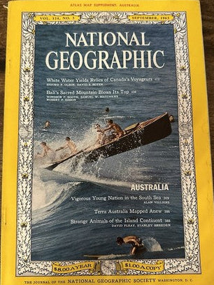 national geographic magazine vol. 124, no.3 september 1963 [rare books]