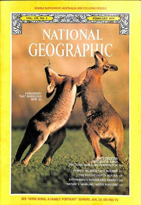 Kangaroos! That Marvelous [National geographic][Vol 155 No 2][February 1979][rare books]