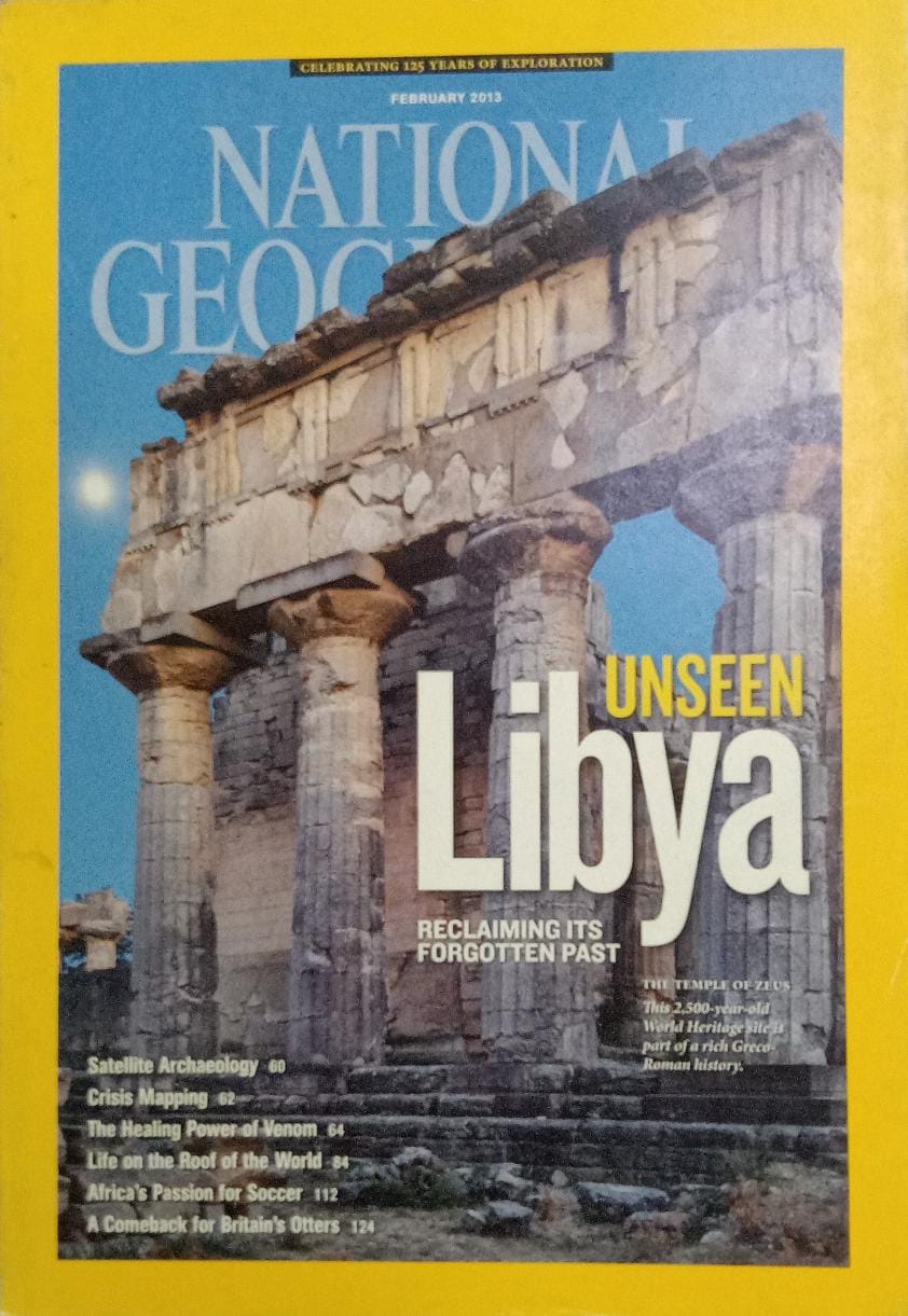 Unseen Libya National Geographic February 2013 [RARE BOOKS]