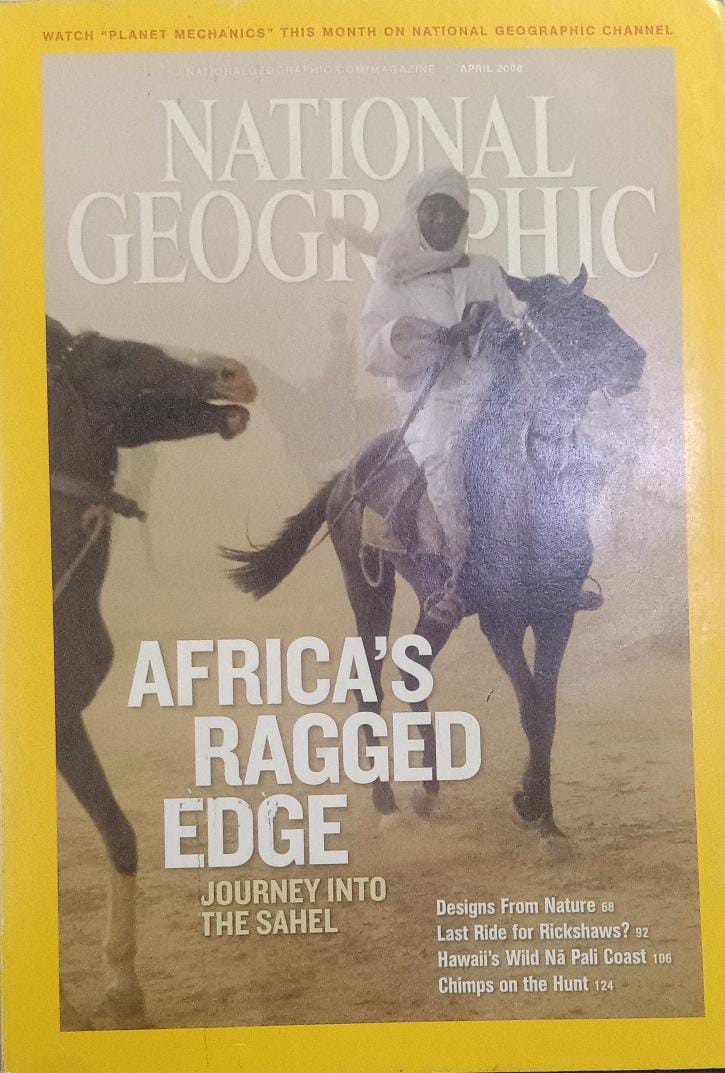 Africa's Ragged Edge [National Geographic Magazine April 2008] [RARE BOOKS]
