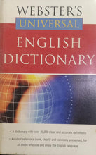 Load image into Gallery viewer, Webster&#39;s universal english dictionary
