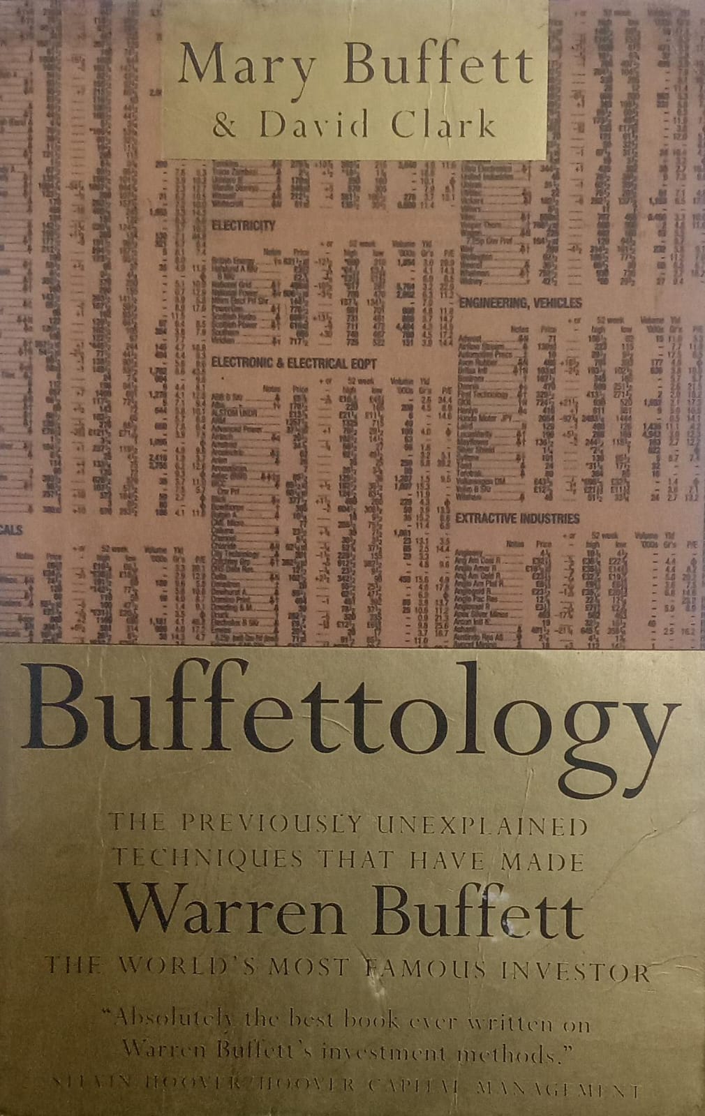 Buffettology [rare books]