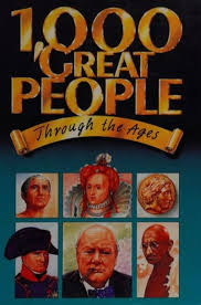 1000 Great People in History [RARE BOOKS] [HARDCOVER]