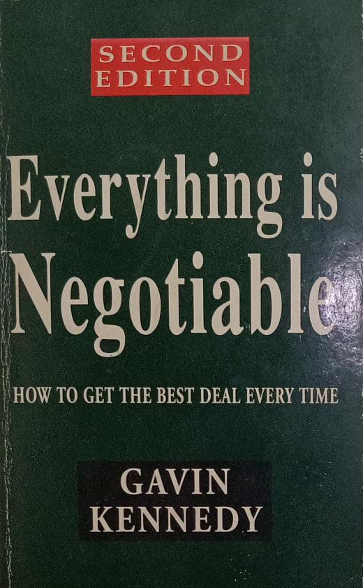 Everything is Negotiable Second Edition [rare books]