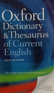 Oxford dictionary and thesaurus of current english