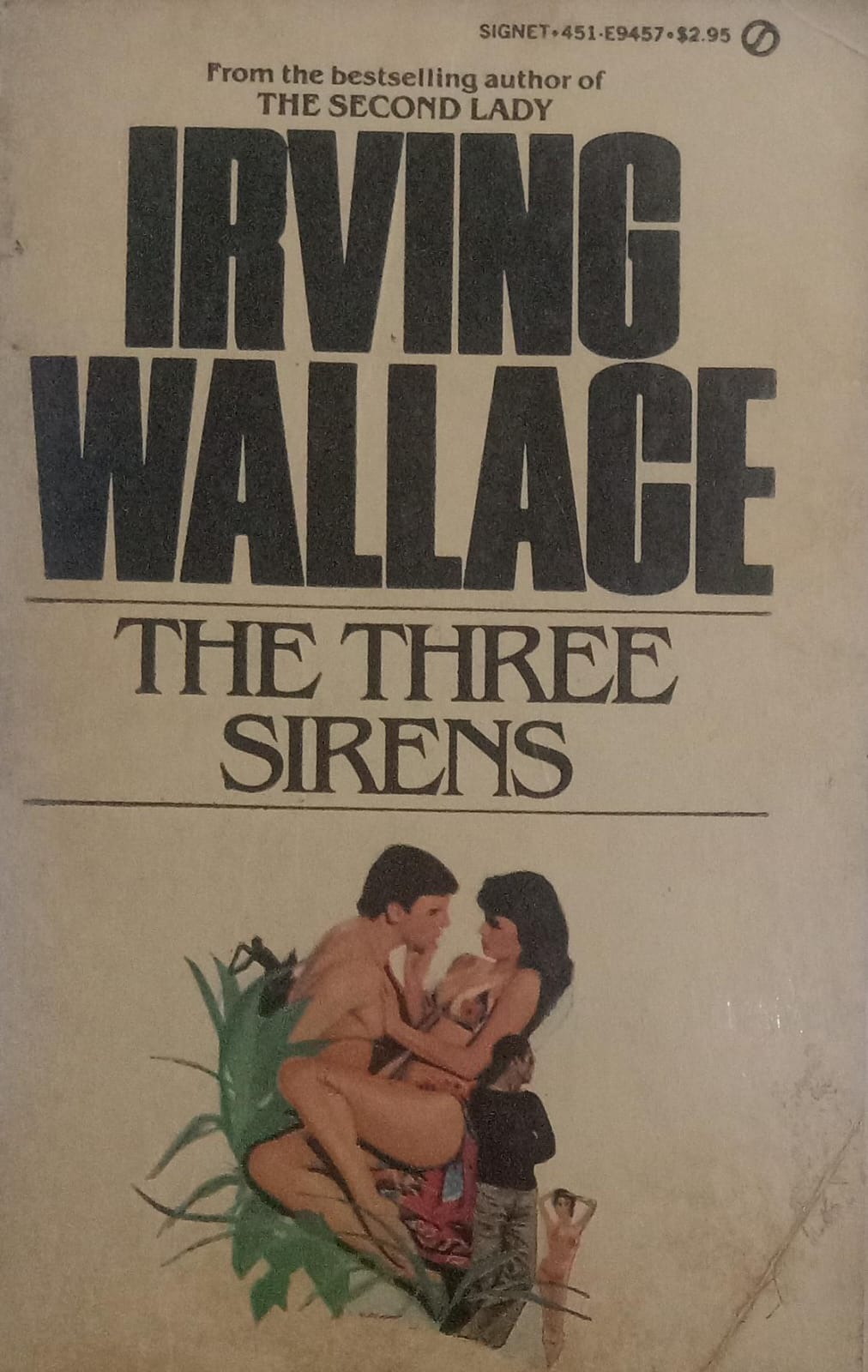 The Three Sirens [rare books] [same cover] [old edition] by Irving Wallace