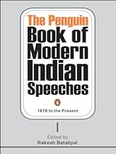 The Penguin Book of Modern Indian Speeches by Rudrangshu Mukherjee