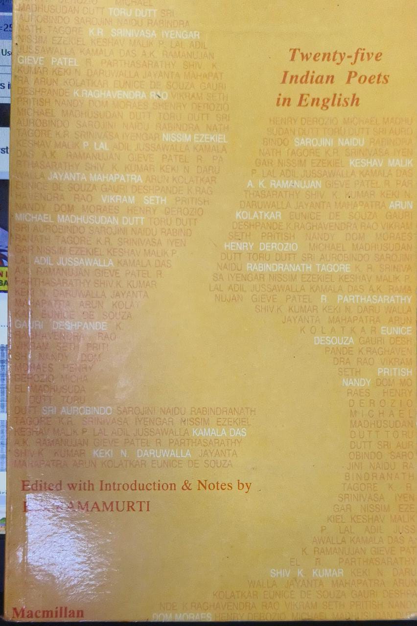 twenty- five Indian poets  in English [RARE BOOKS]