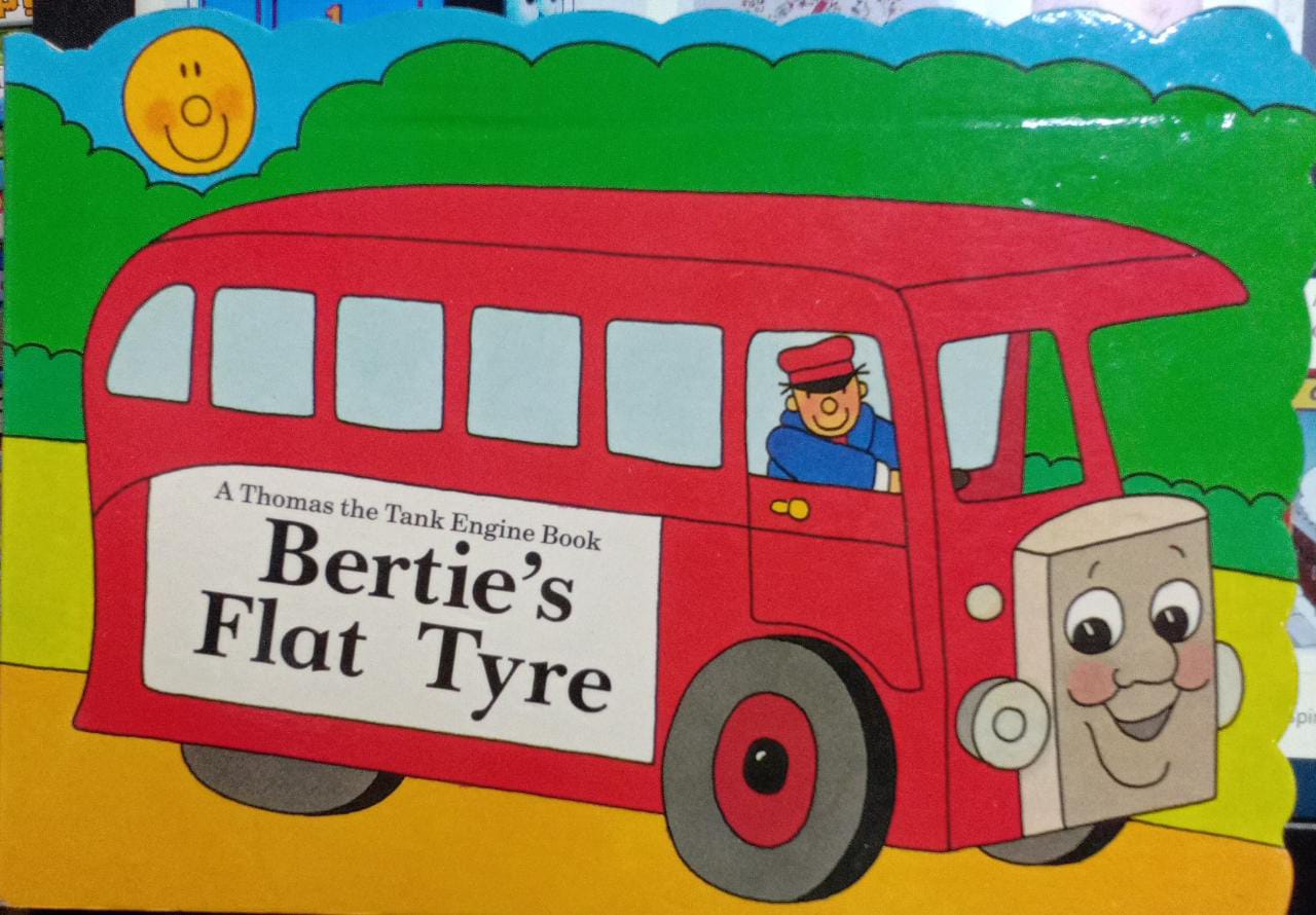 Bertie's Flat Tyre: [Shaped Board Book]